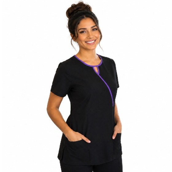 Gail black purple model